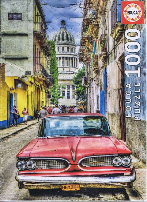 Se Vintage Car in Old Havana - 1000 brikker hos SpilCompagniet