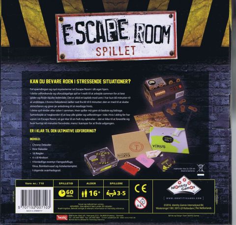 Escape Room - spændings spil - Køb hos SpilCompagniet