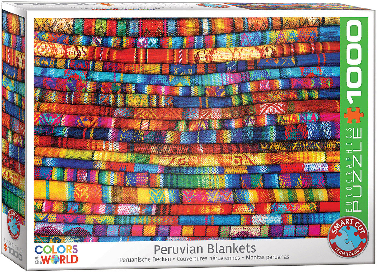 Se Peruvianske Tæpper - 1000 brikker hos SpilCompagniet
